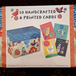 NWT 30 Handcrafted All Occasion Card Set in Box